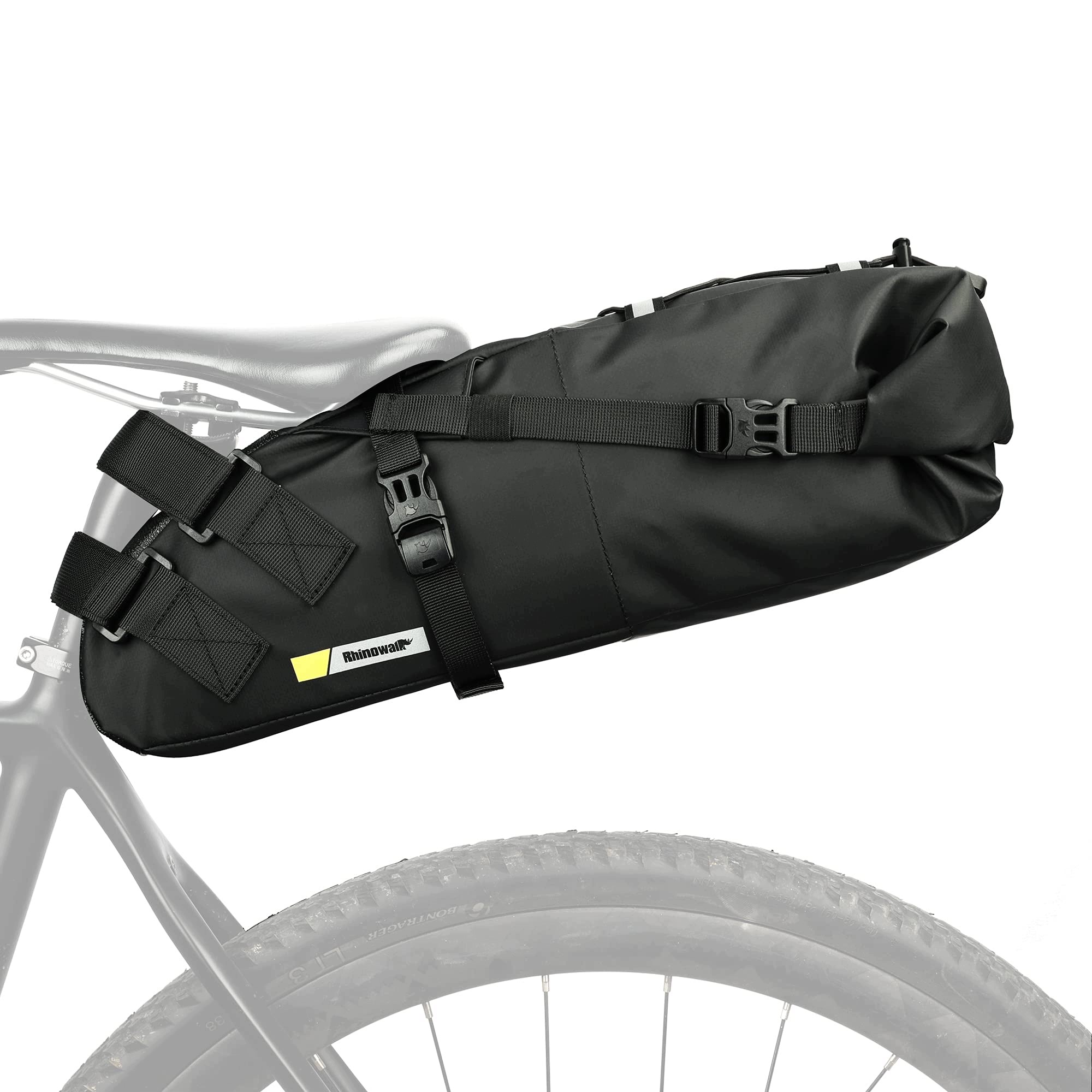 Rhinowalk Torba podsiodłowa rowerowa, wodoszczelna 10 l sakwa worek
