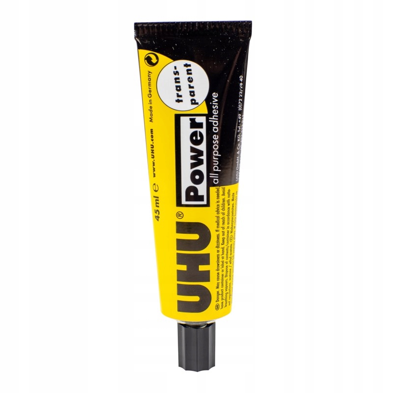 

Profesjonalny Uhu Klej Power Transparent 42g 45 ml