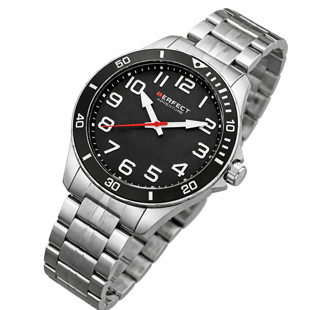 Zegarek Męski Perfect Klasyczny Czytelny Duże Cyfry Wodoszczelny Stylowy