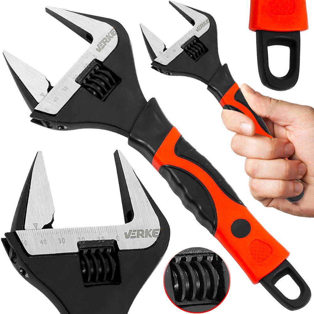 Klucz Nastawny Szwed Do Rur Szwedzki Szeroki 250mm Hydrauliczny Francuski