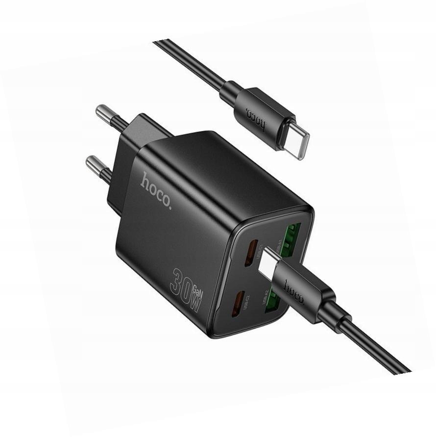 Ładowarka 30W z kablem cztery wejścia Usb-c do Motorola Moto G34 5G