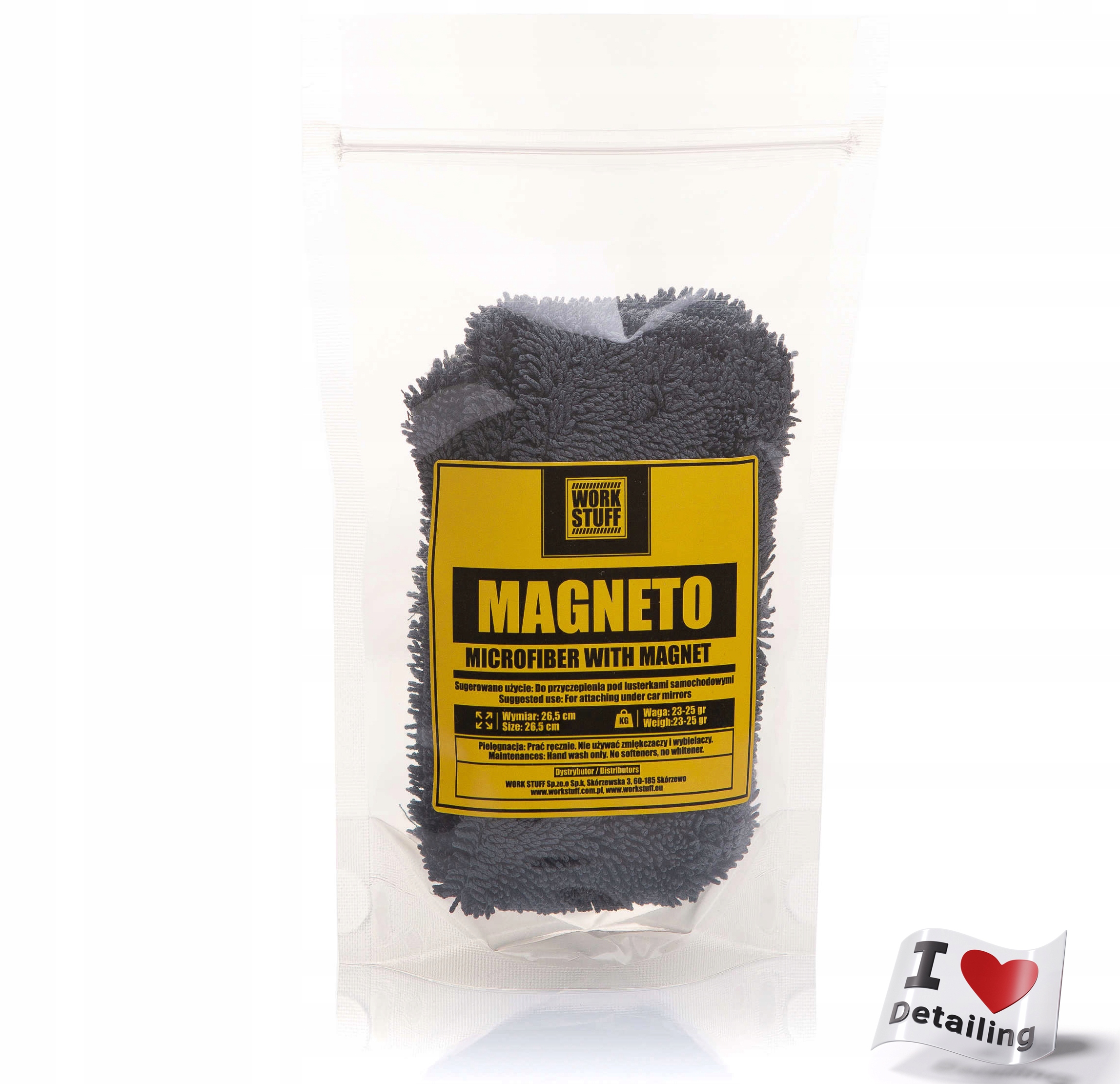 Work Stuff Magneto - Mikrofibra z Magnesami 2szt.