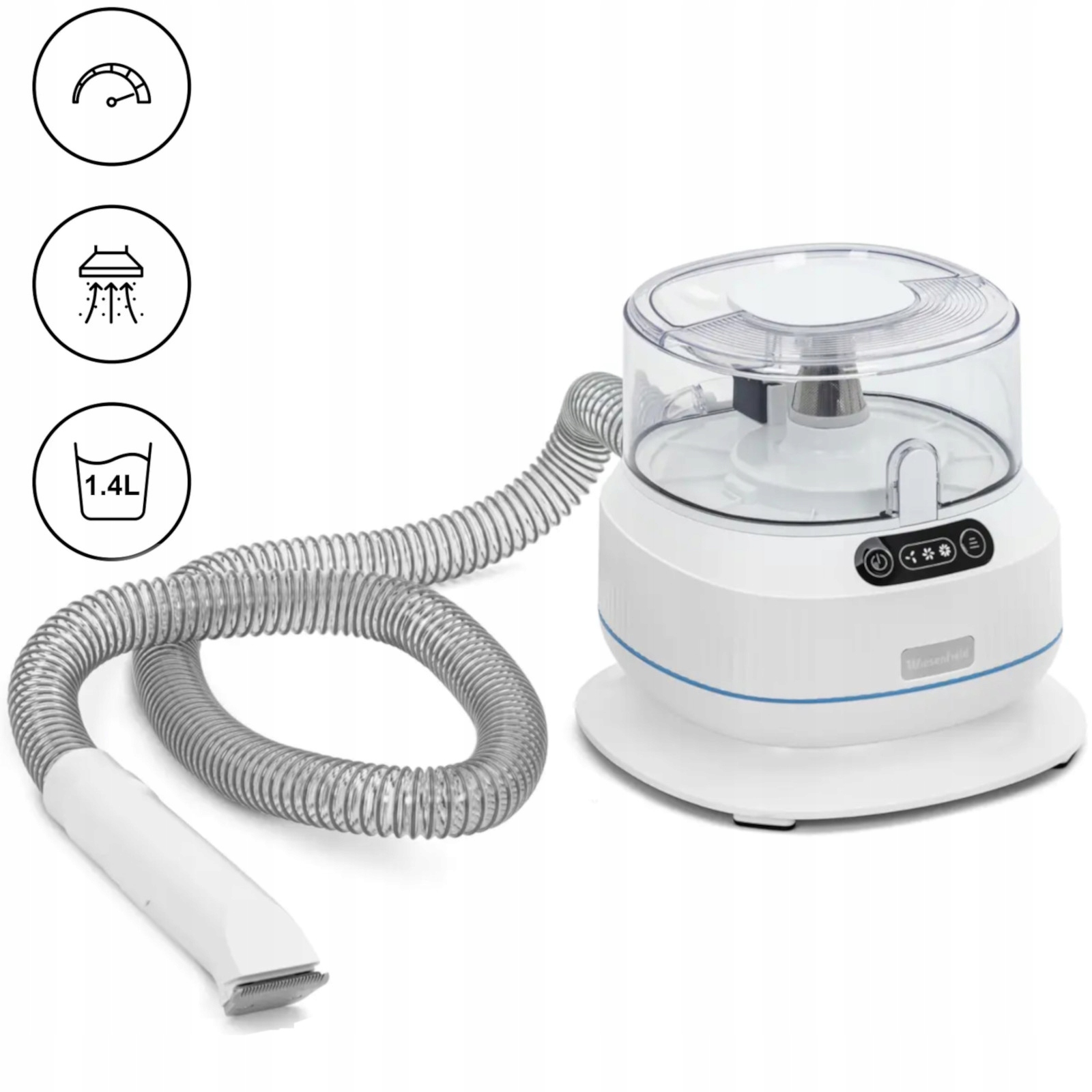 Levně Stroj Na Stříhání Psů S Vysavačem, 5 Nástavců, 1.4 L, 350 W