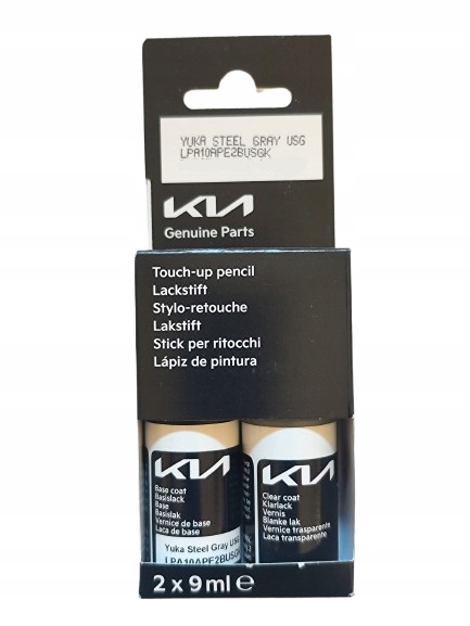 Lakier zaprawka sztyft oryginał Kia Yuka Steel Gray Usg LPA10APE2BUSGK