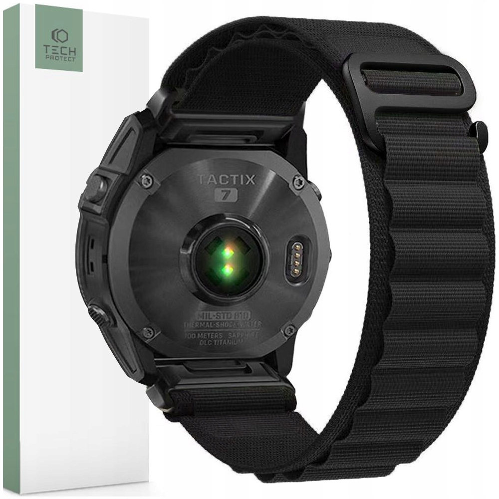 Tech-protect Pasek Nylonowy Do Garmin Fenix 3 5X 6X 7X Elastyczny I