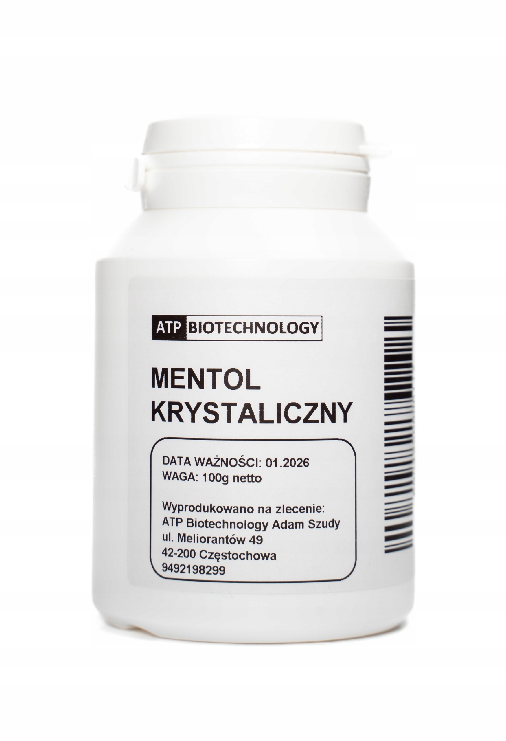 

Kryształki Mentolowe Do Sauny 100g mentol 2+1 Free