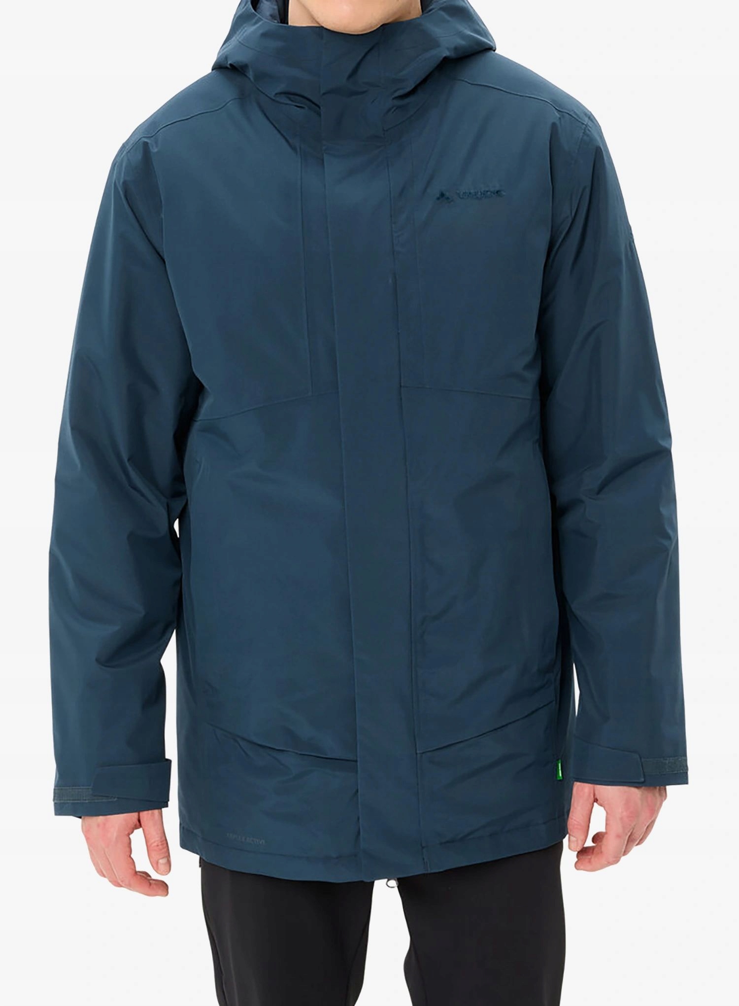 Zateplená bunda Vaude Rosemoor Padded Parka tmavě šedá, velikost M