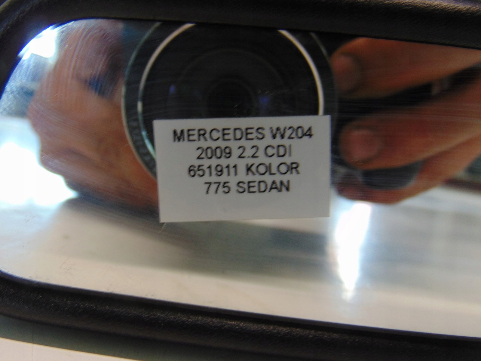 KPL CIELO INTERNO MERCEDES W204 AMG nero KOMBI