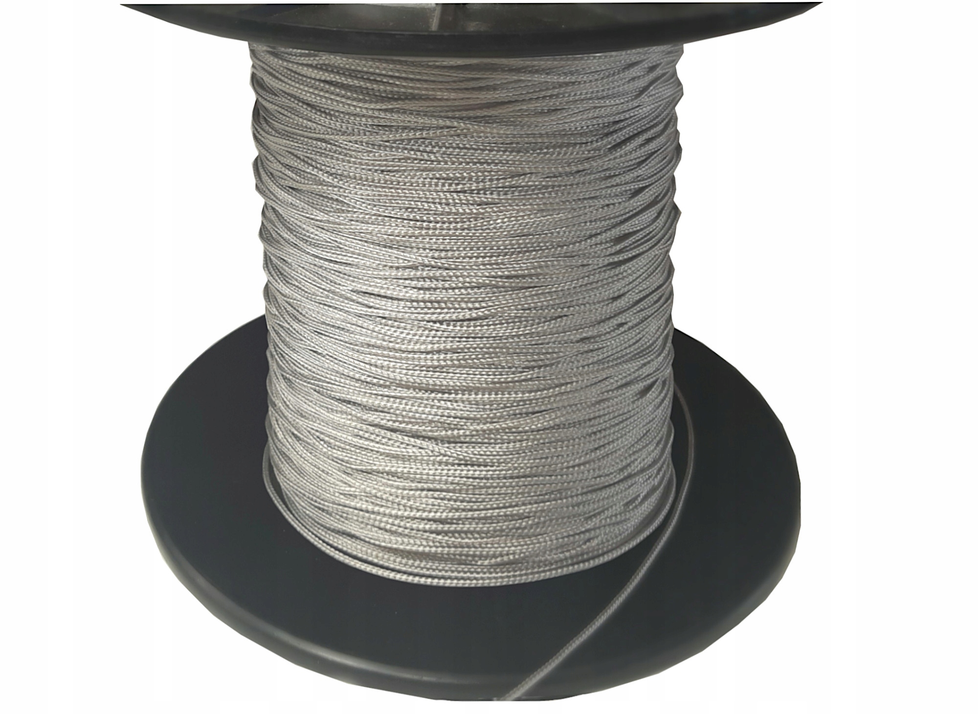 SZNUREK DO ROLET RZYMSKICH BAMBUSOWYCH ŻALUZJI MOCNY SZARY 1,4mm- 100mb