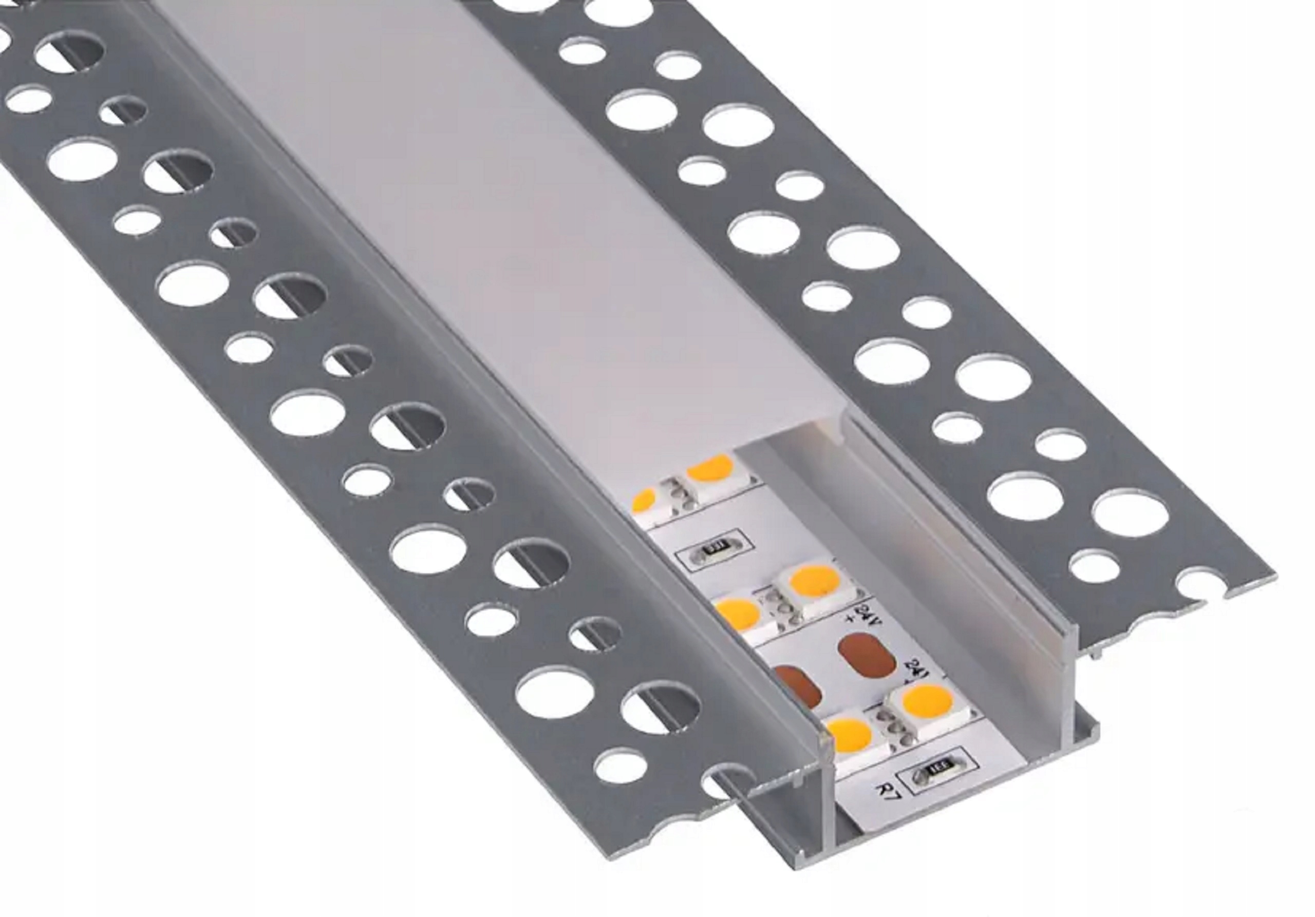 

Profil aluminiowy Led anodowany szeroki płyt kg 1m