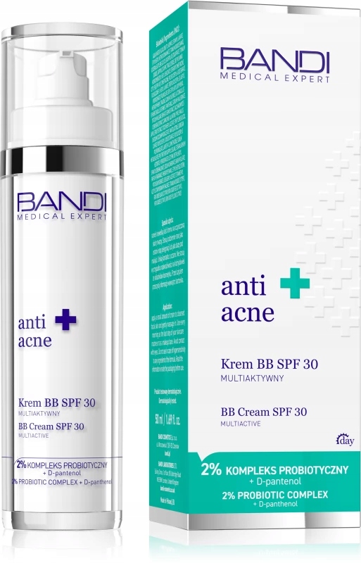Bandi Anti Acne Medical Expert krem Bb SPF30 multiaktywny do trądzikowej-Zdjęcie-0