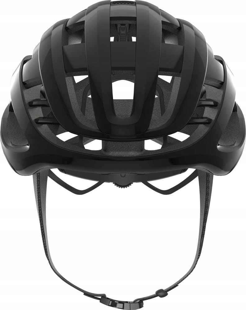 Kask rowerowy szosowy Abus Airbreaker czarny roz. M 52-58cm połysk Rozmiar M
