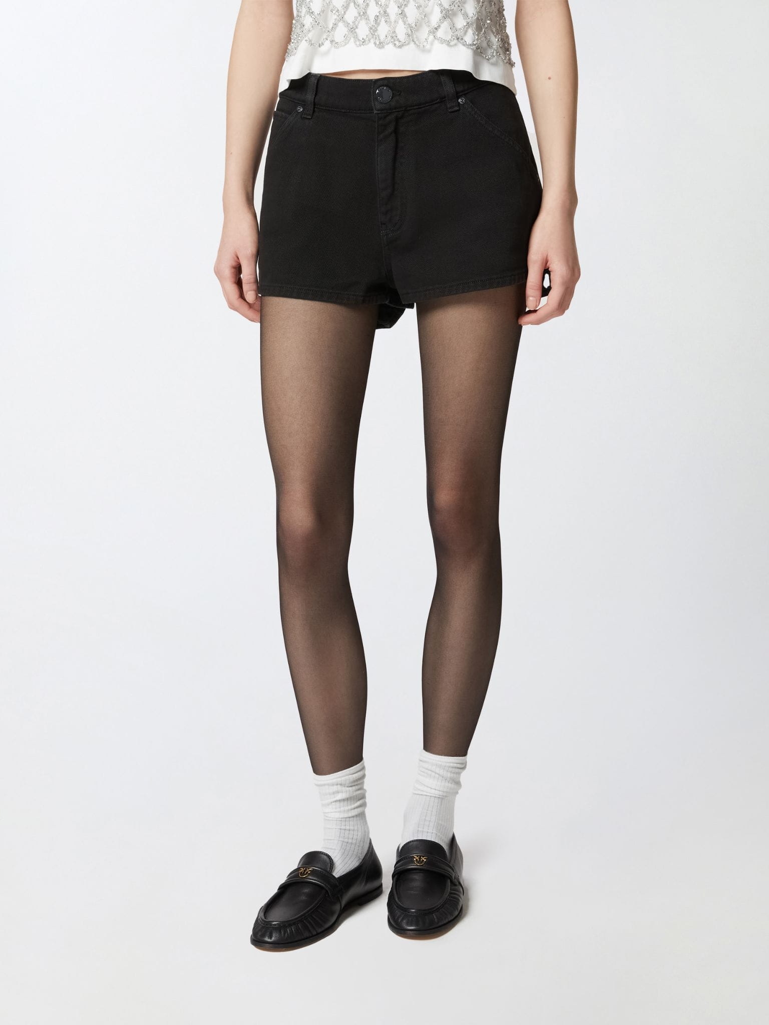 Kraťasy kraťasy Pinko 104893 A2HD černé Pants: 28