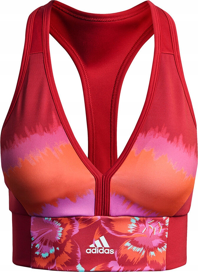 Dámská Sportovní Podprsenka Adidas Farm All-over-print Bra Top Aeroready vel. L