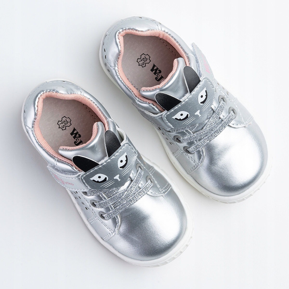 Półbuty na rzep wkł.SKÓRA profilowane Wojtyłko Długość wkładki wew. 14.5 cm