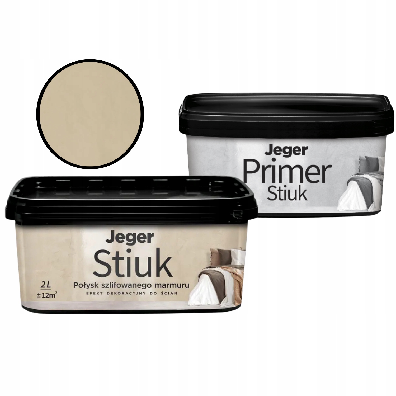 Dekorativní sada Mramorový efekt Stiuk Carmel 2L Primer Stiuk 1L