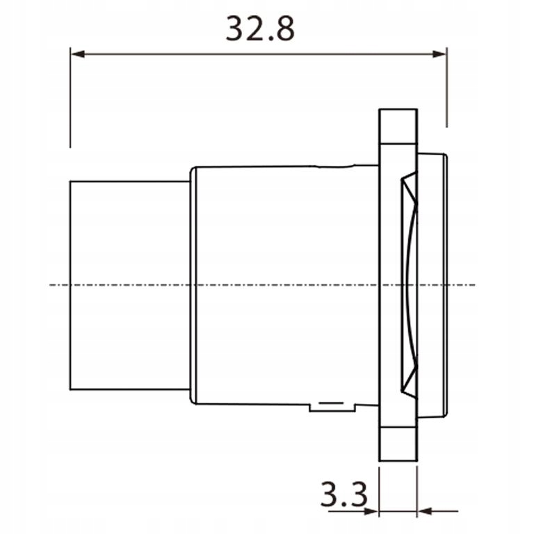GNIAZDO USB 3.0 ZŁĄCZE PANELOWE INSTALACYJNE MONTAŻOWE ROXTONE RAU3D-B Model RAU3D-B