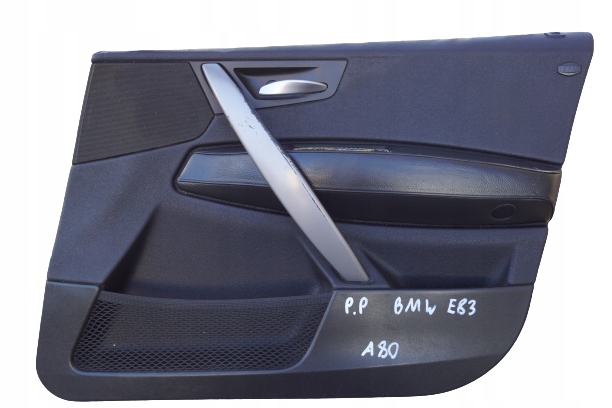 ОБШИВКА ДВЕРІ ПРАВИЙ ПЕРЕД BMW X3 E83 ЧОРНИЙ