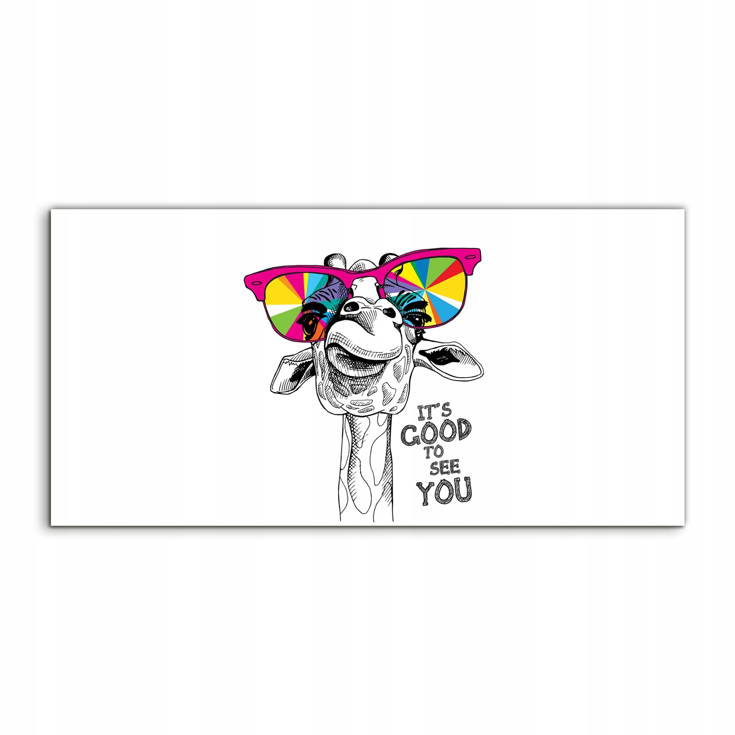 Akrylový obraz 120x60 na stenu Žirafa Zviera Portrét