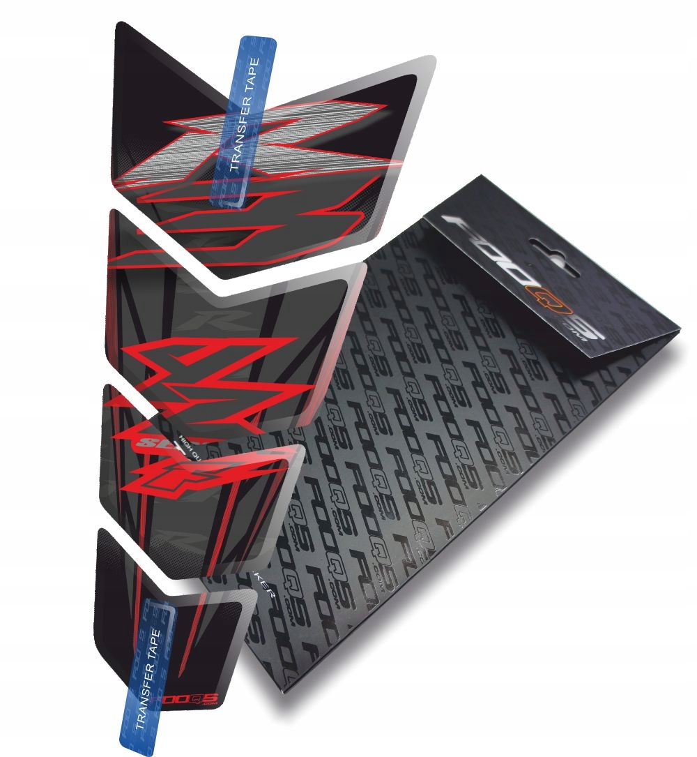 Tank-pad od firmy Fooqs pro Yamaha Yzf R3 R 3 Černý Červený