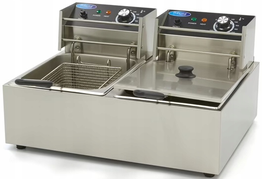 Elektrická fritéza 2 x 6 l Maxima 9364951