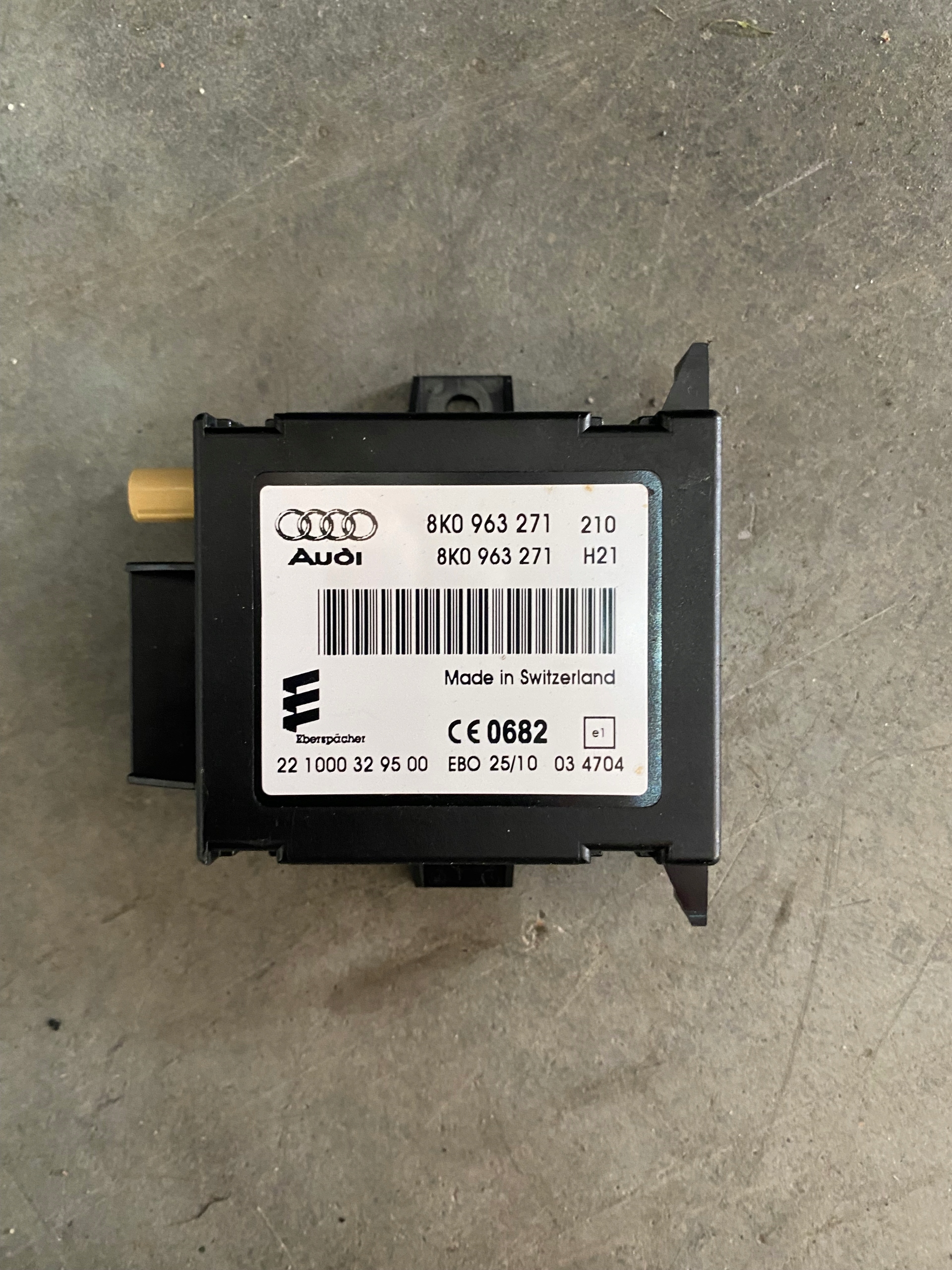 Audi Q5 VW Touareg 8k0963271 драйвер webasto