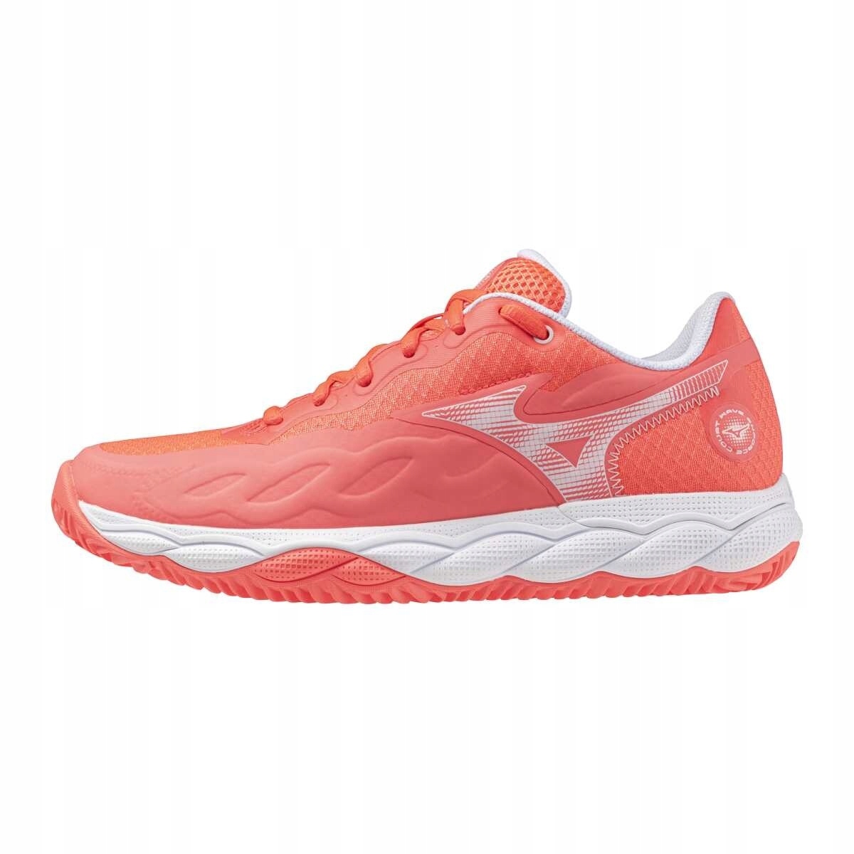 Mizuno Wave Enforce Court Cc(w) Calypso Coral/White/BarelyPink 38.5/5.5