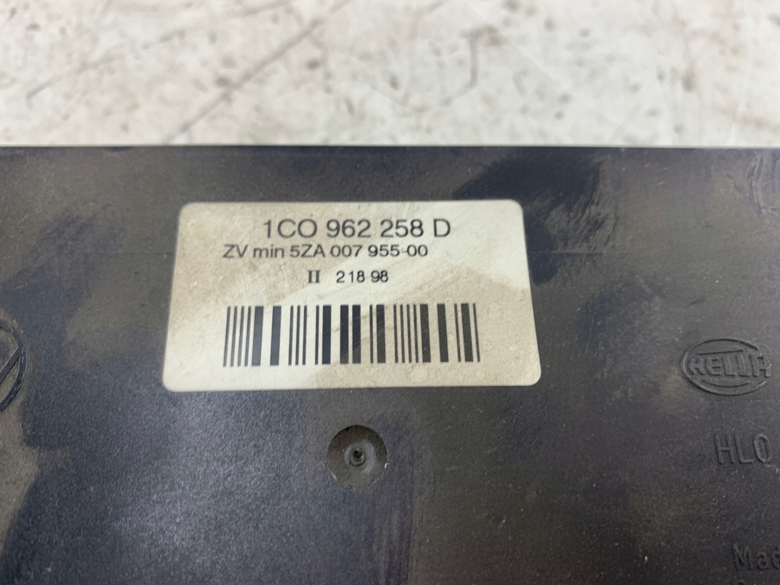VW GOLF IV comfort control unit 1C0962258D