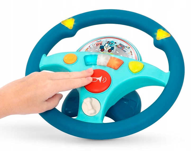 B.TOYS INTERAKTYWNA KIEROWNICA MUZYCZNA ŚWIATŁO DŹWIĘK LB1917 Marka B.Toys