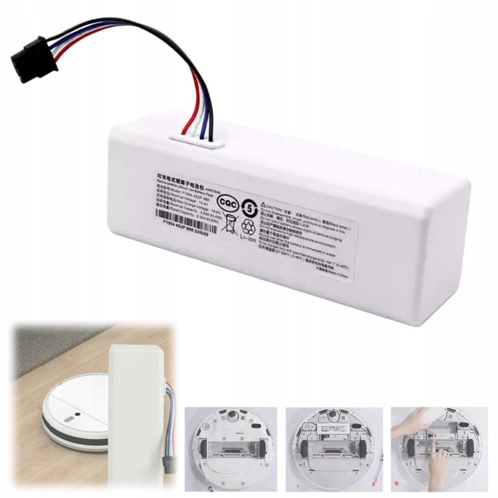 Akkumulátor Xiaomi Mi Robot Vacuum Mop 1C Mijia 1C STYTJ01ZHM 2600mAh készülékhez