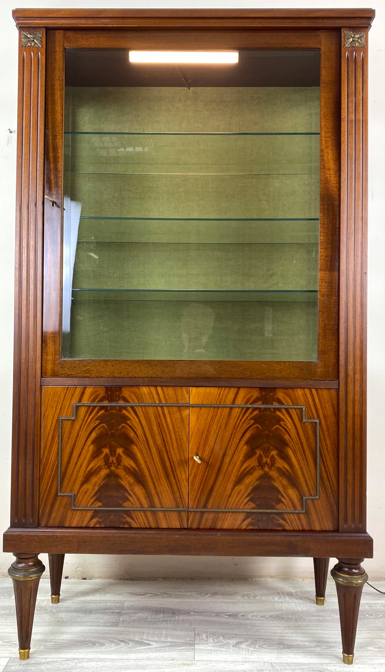 STYLOWA WITRYNA LUDWIK EMPIRE GABLOTA BIBLIOTEKA MAHOŃ FRANCJA AF1