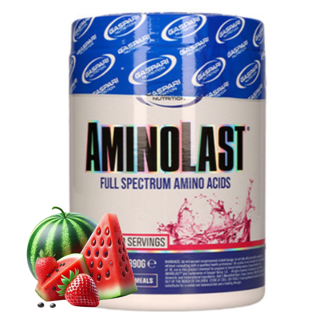 Gaspari Nutrition AminoLast 390 g melounová příchuť aminokyseliny regenerace Bcaa