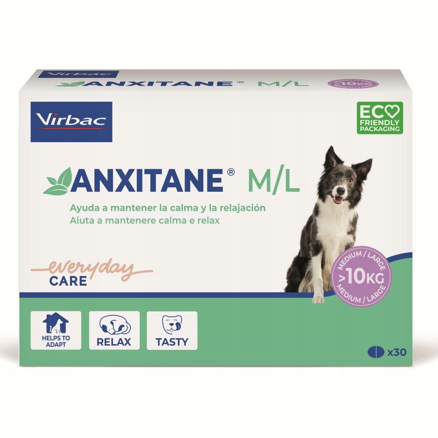 Virbac Anxitane M/L 30tabl. Preparat Dla Średnich Dużych Psów Spokój Relaks