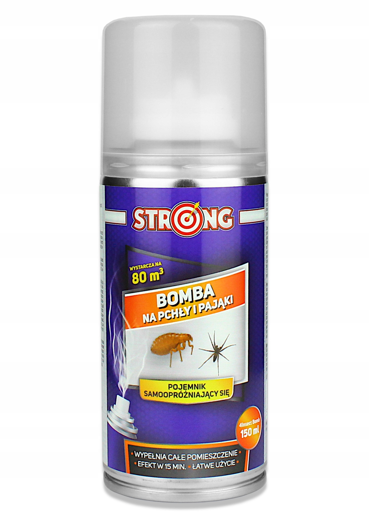 

Mocny Preparat Środek Na Pchły Pająki Bomba 150ML