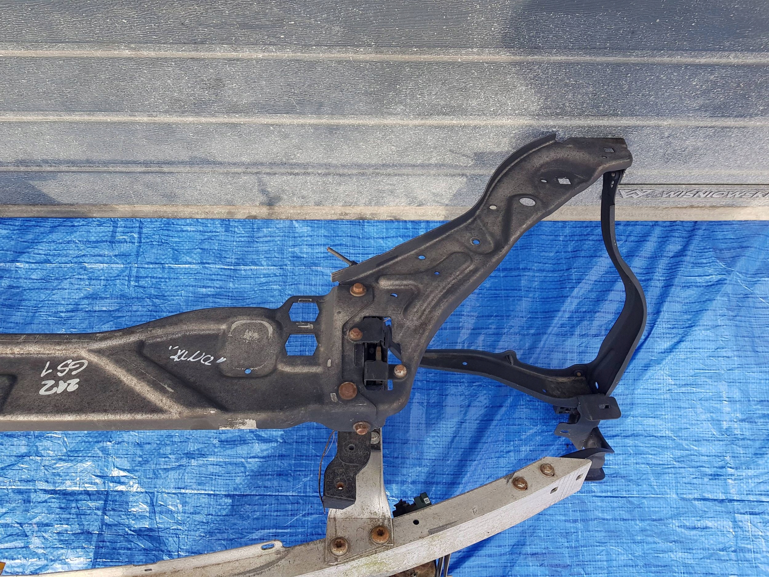 support panel for radiators front sider pillar iron MERCEDES W212