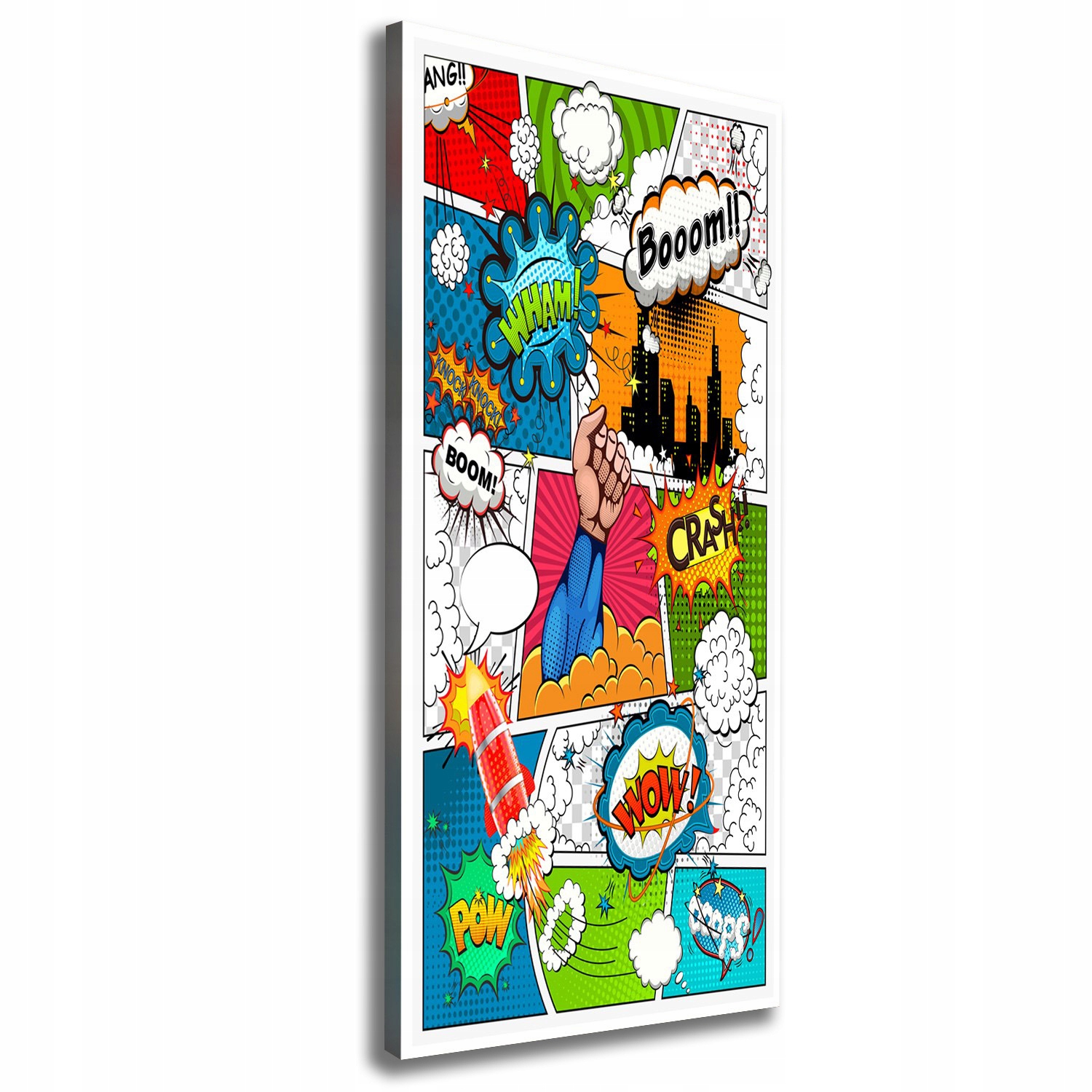 

Nowoczesny fotoobraz canvas na ramie Komiks 50x125