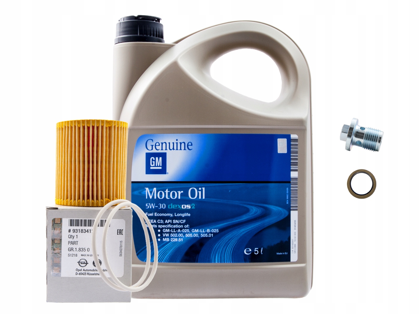 OLEJ 5W30 FILTR OLEJU GM OPEL VECTRA C SIGNUM 1 9