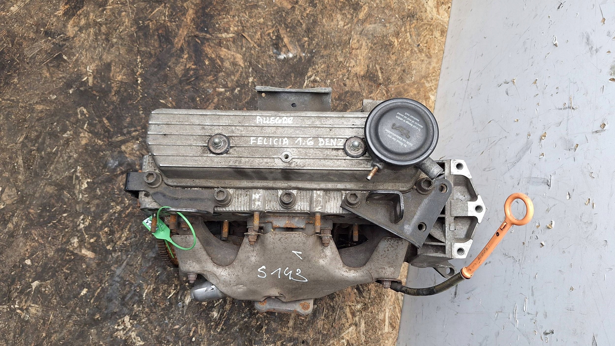 engine AZE SKODA FABIA 1.4 MPI 8V unprotected pillar