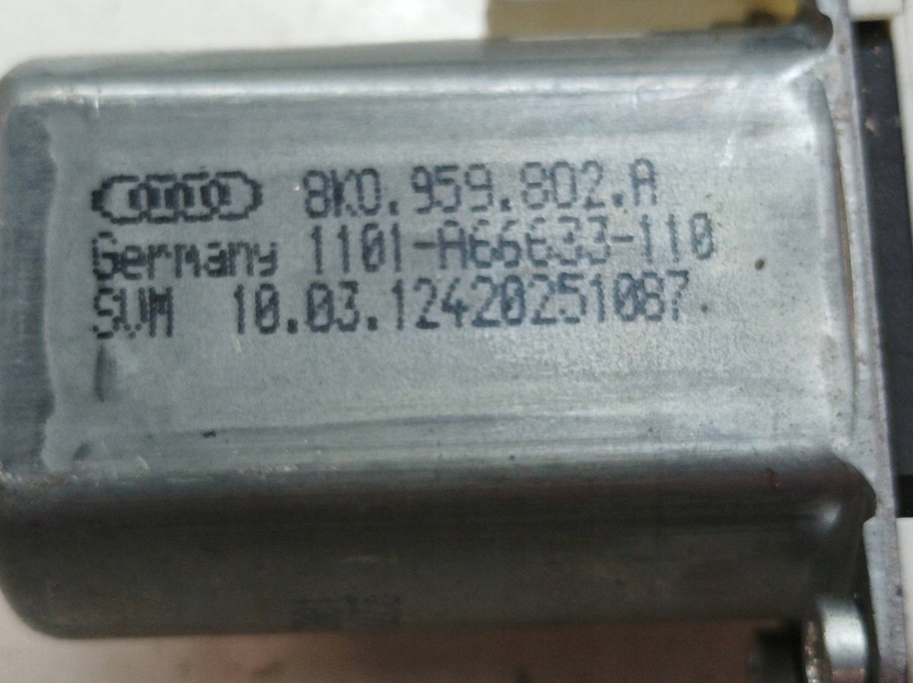 mechanism windows left rear part 8T LIFT FL Audi A5 and (2007- )