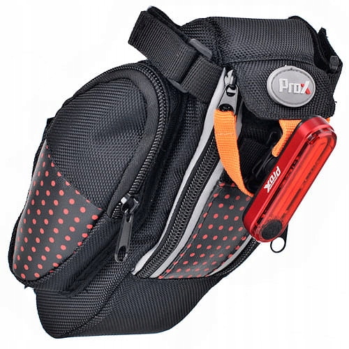 PROX Torebka sakwa pod siodło na rower CZARNA 1,5L Model Oregon 039