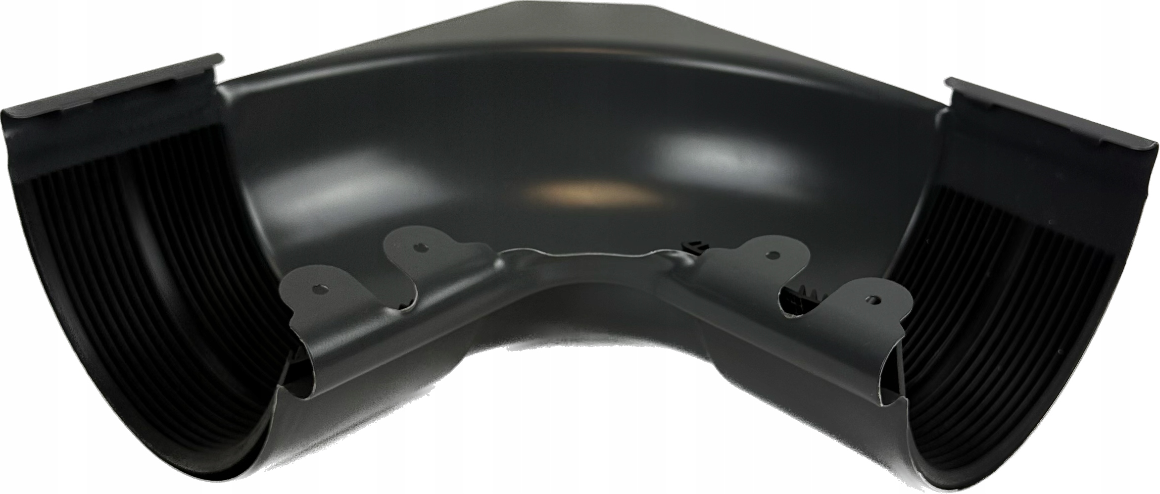 Vnitřní rohový úhel 90° pro okapový žlab 135 mm systému Galeco Ocel grafit