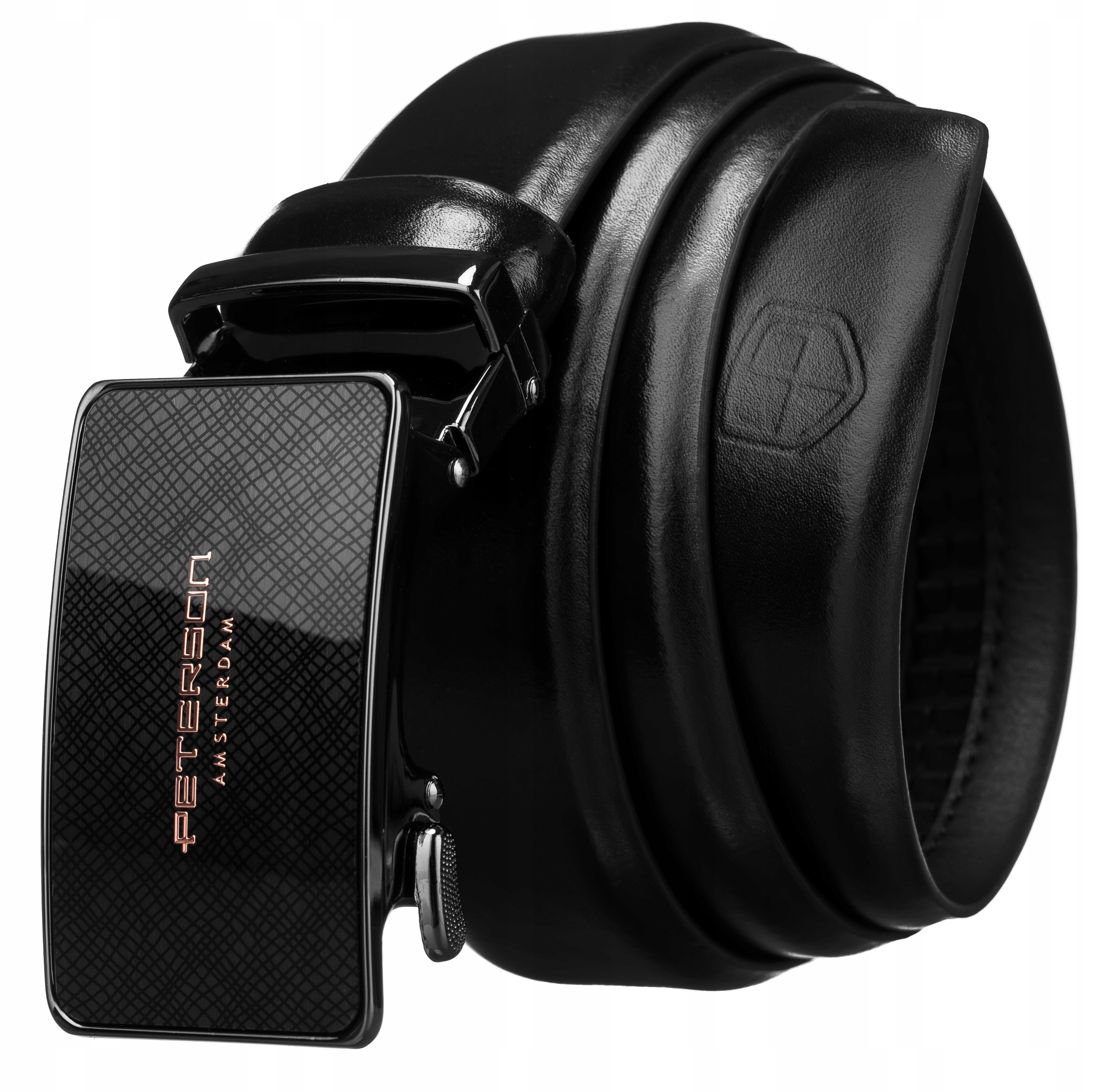 Skórzany pasek Peterson męski do spodni casual paski