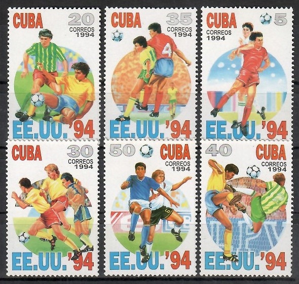 Куба 1994 Mi 3723-3728 Чистый **