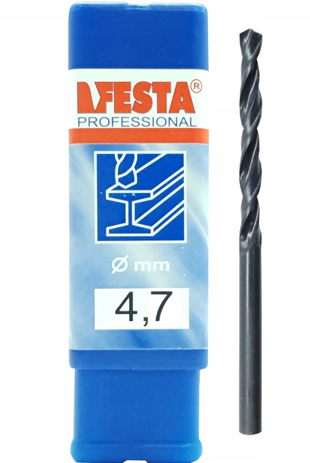 

Wiertło Do Metalu Hss 4,7 mm Din 338 Festa 1 szt.