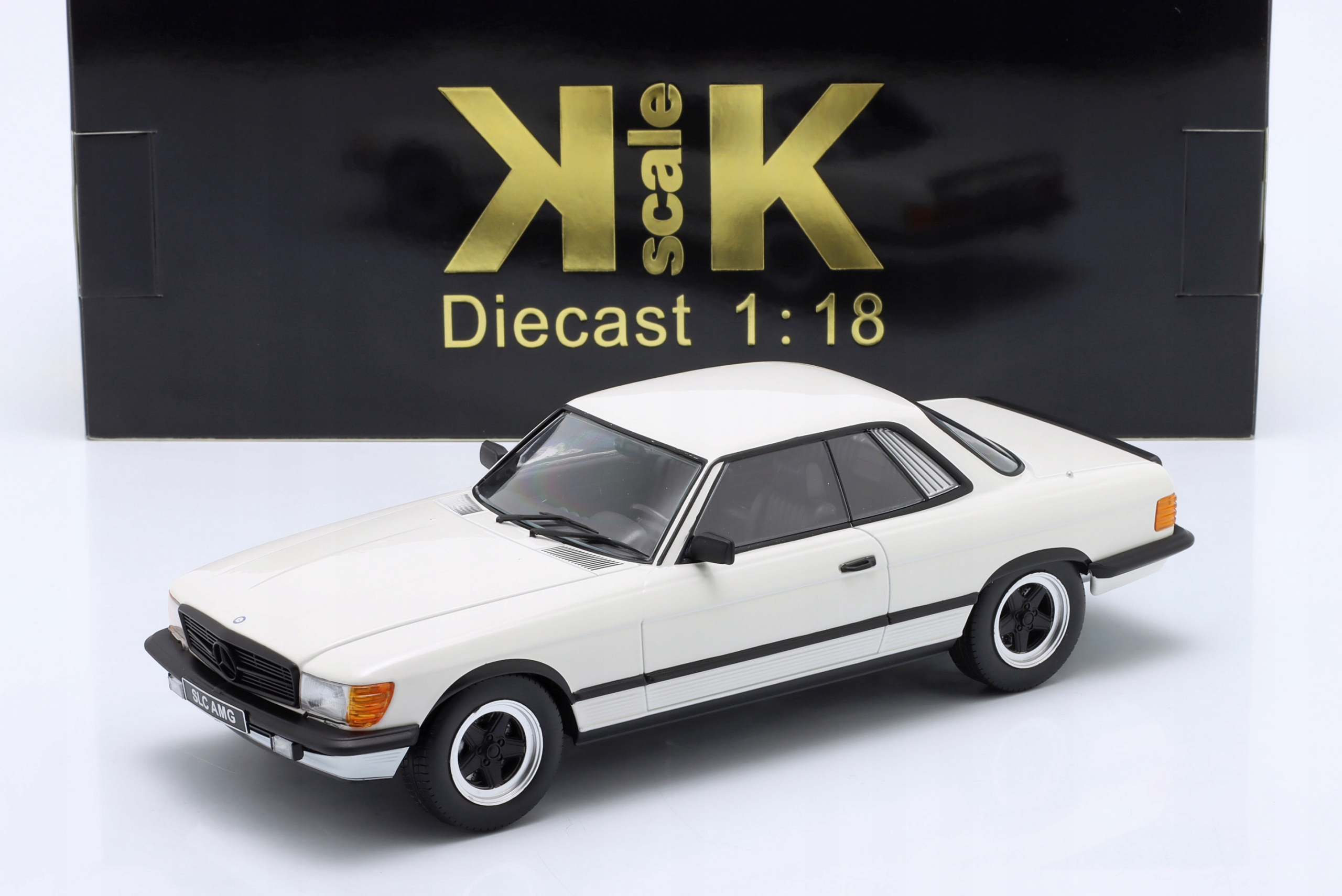 Kk Scale Mercedes 500 Slc 6,0 Amg (C107) Whit 1:18