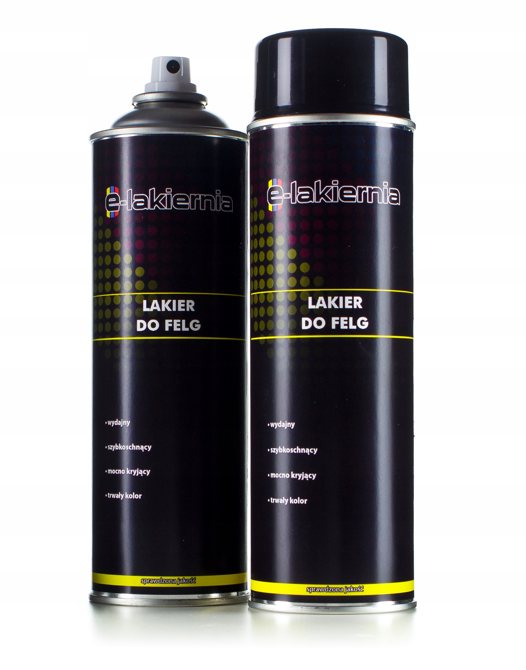 ZESTAW DO RENOWACJI FELG 3 x 500ML - CZARNY POŁYSK Rodzaj akrylowe