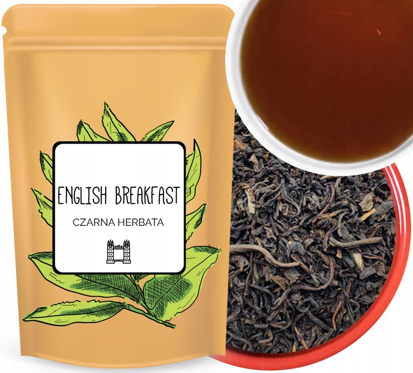 Levně Směs černých čajů English Breakfast 500 g Chutná listová leo