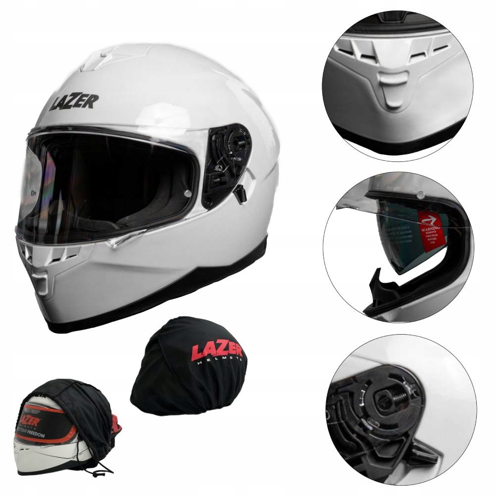 Motocyklová prilba Lazer Vertigo Evo Z Line (kol. Biela) XL