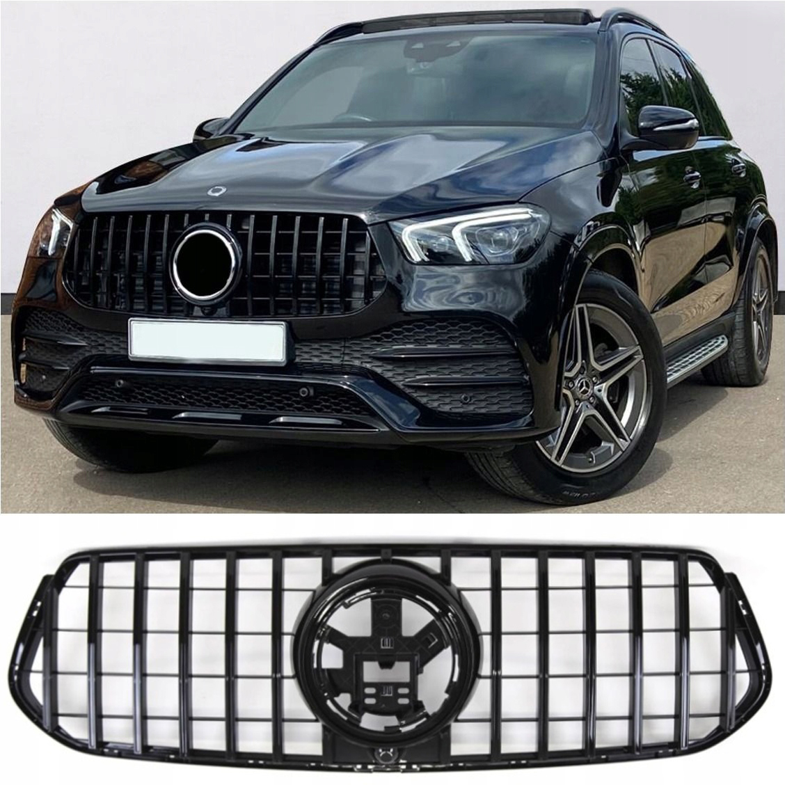 Mřížka Mercedes W167 Gle 19- Panamericana Amg Gt Glossy Black V167
