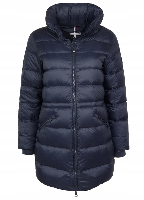 Tommy Hilfiger Dámská prošívaná péřová bunda, tmavě modrá, velikost S